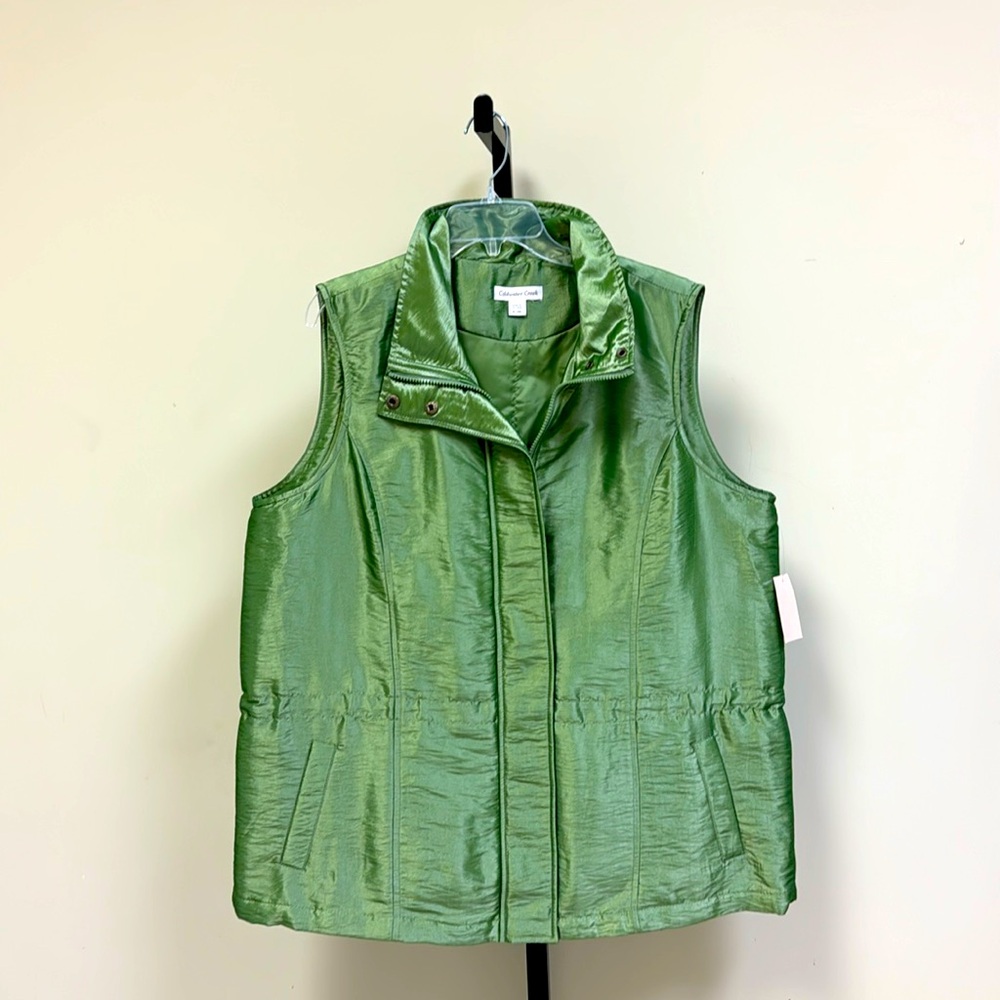 Plus size Coldwater Creek quilted winter vest